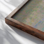 Along the coast 1913 Allen Tucker close up dark wood mockup