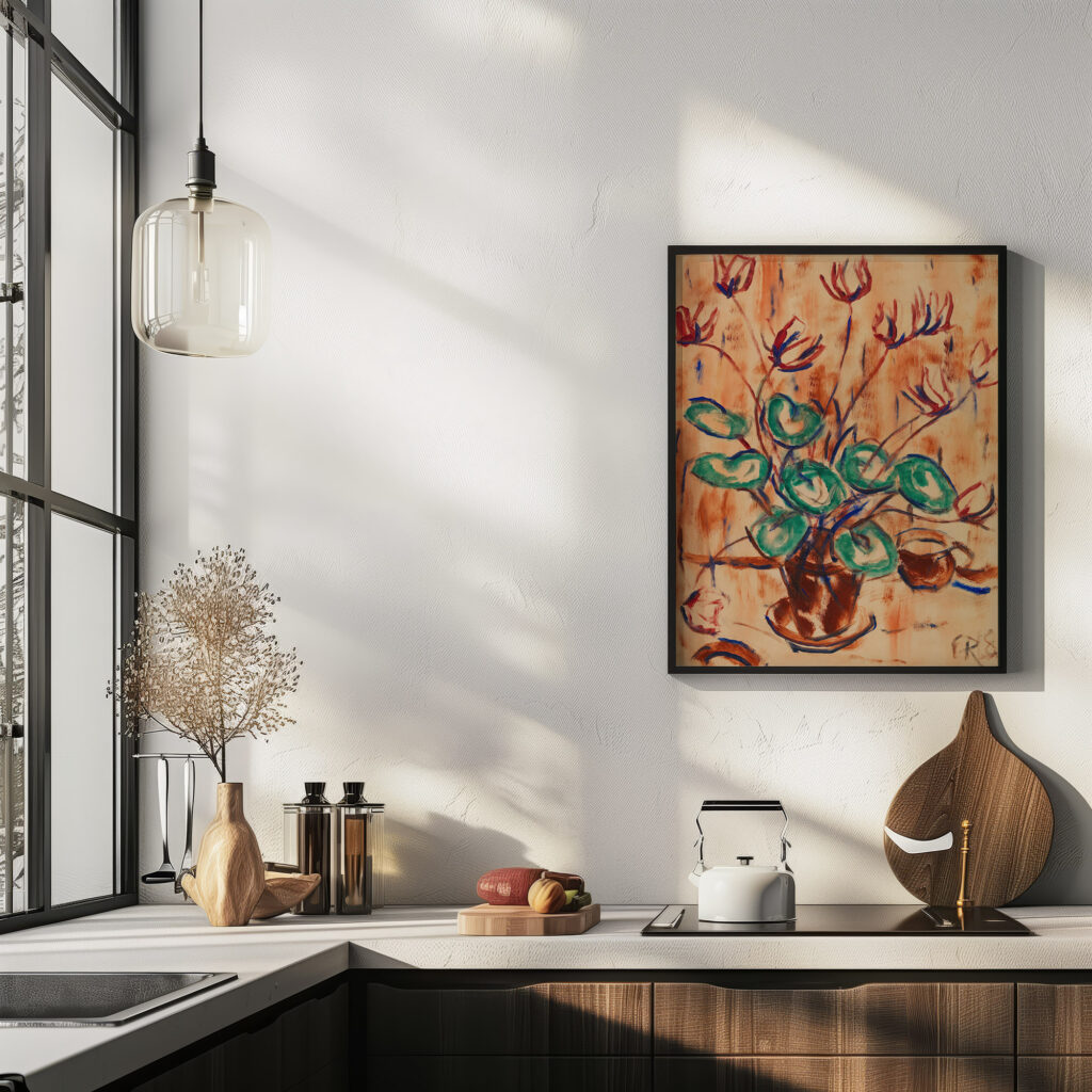 Alpenveilchen 1918 Christian Rohlfs 6 mockup