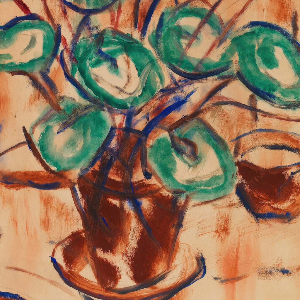 Alpenveilchen 1918 Christian Rohlfs 8 mockup