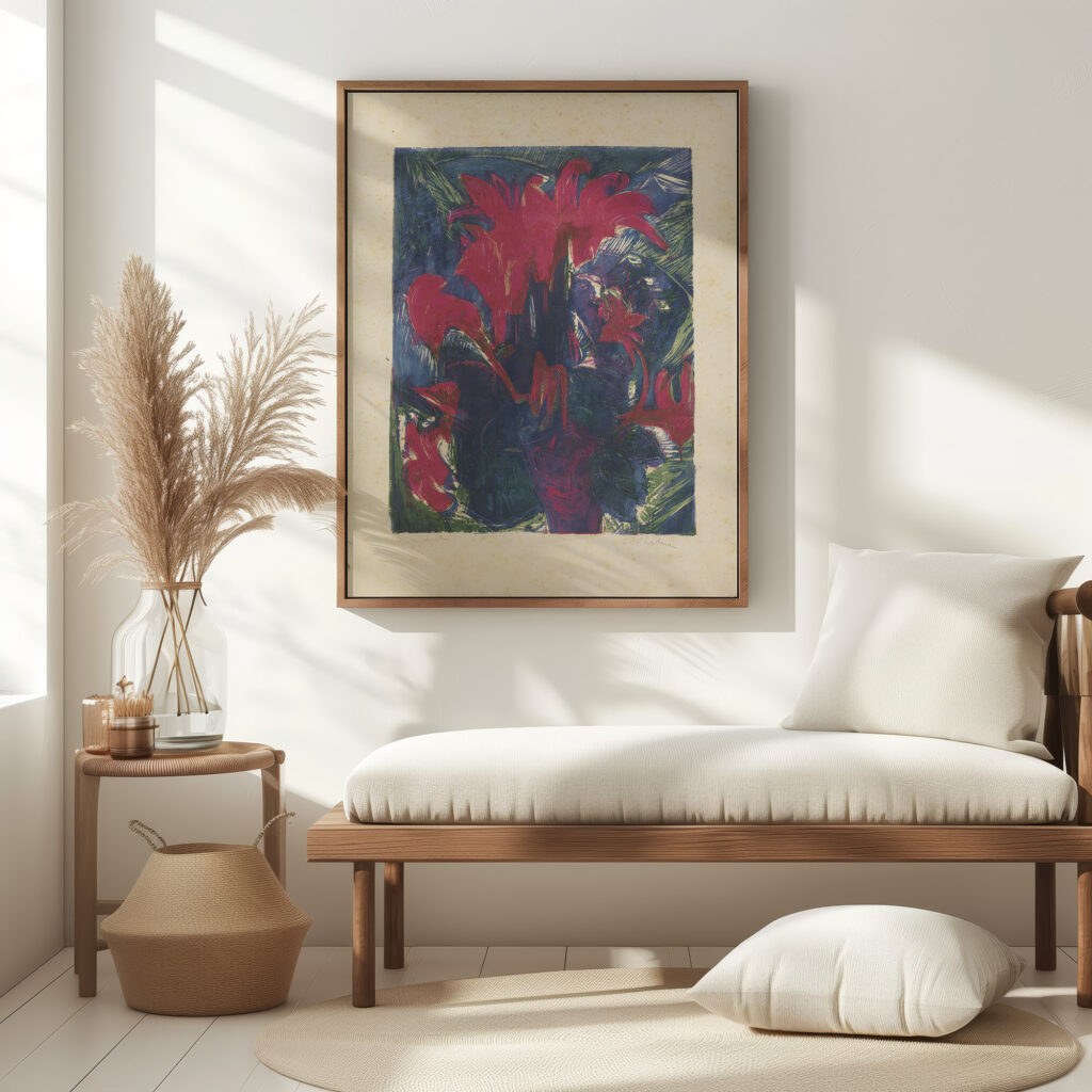 Alpenveilchen 1918 – 1919 Ernst Ludwig Kirchner 5 mockup