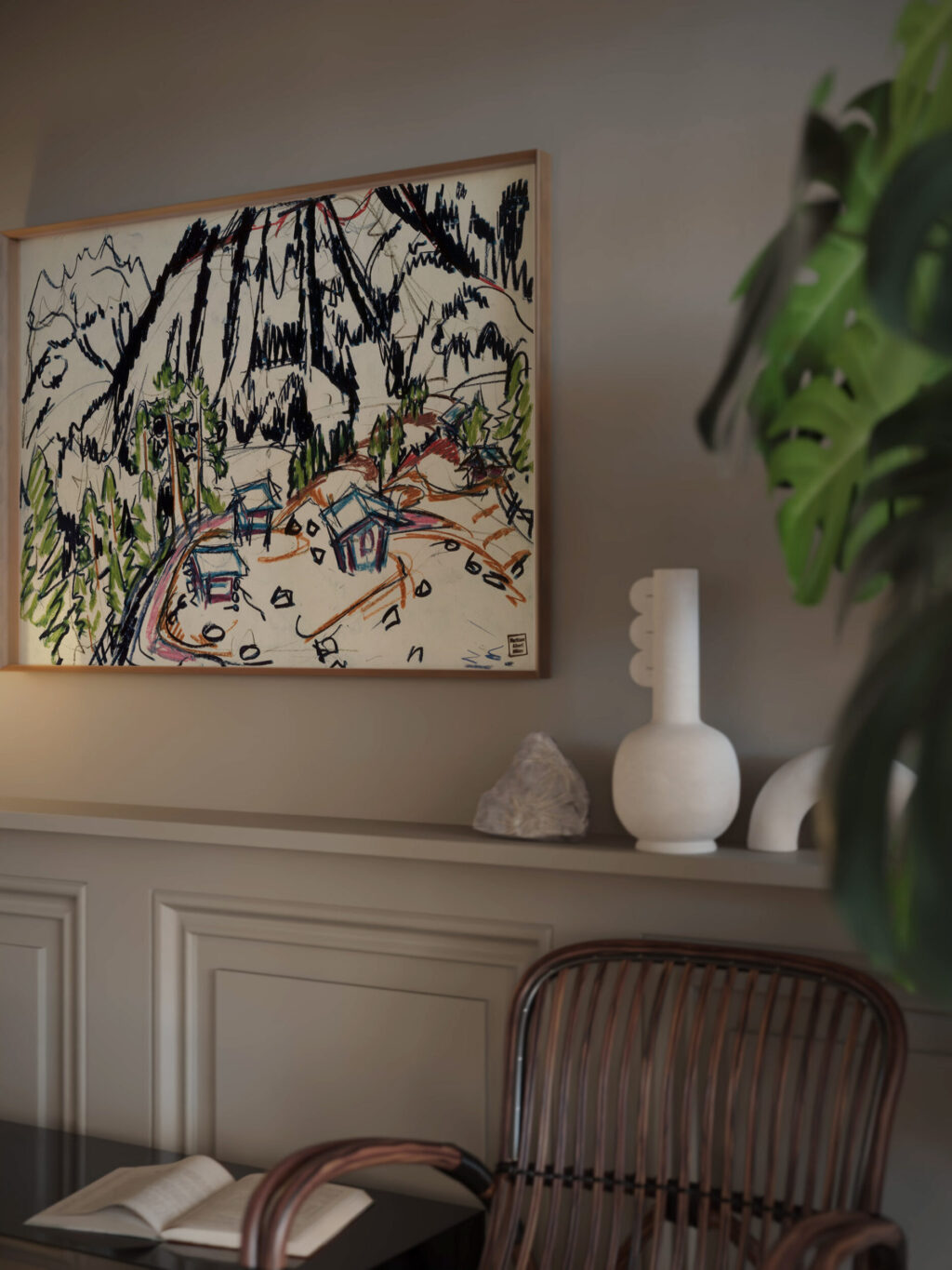 Alphutten Frauenkirch 1925 Albert Muller video mockup