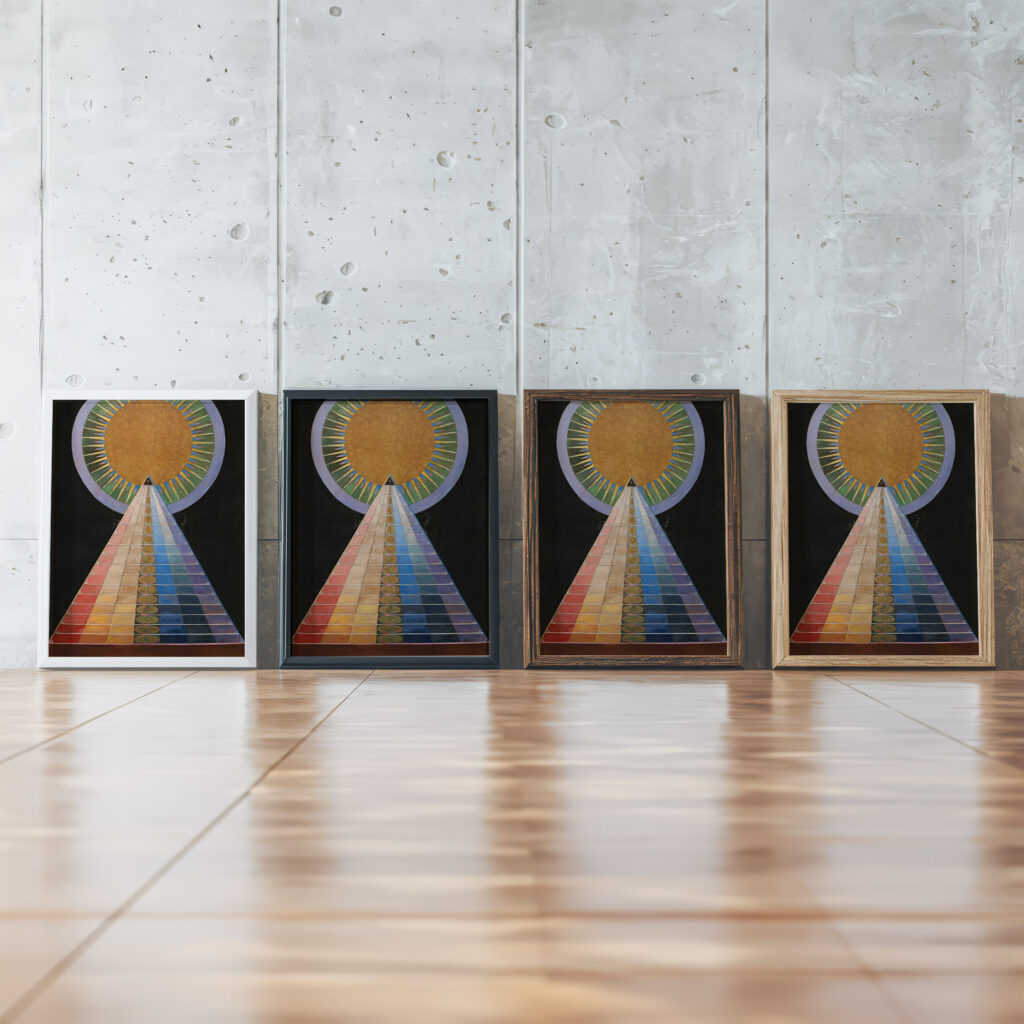 Altarpiece No. 1 Group X 1915 Hilma af Klint framed posters mockup
