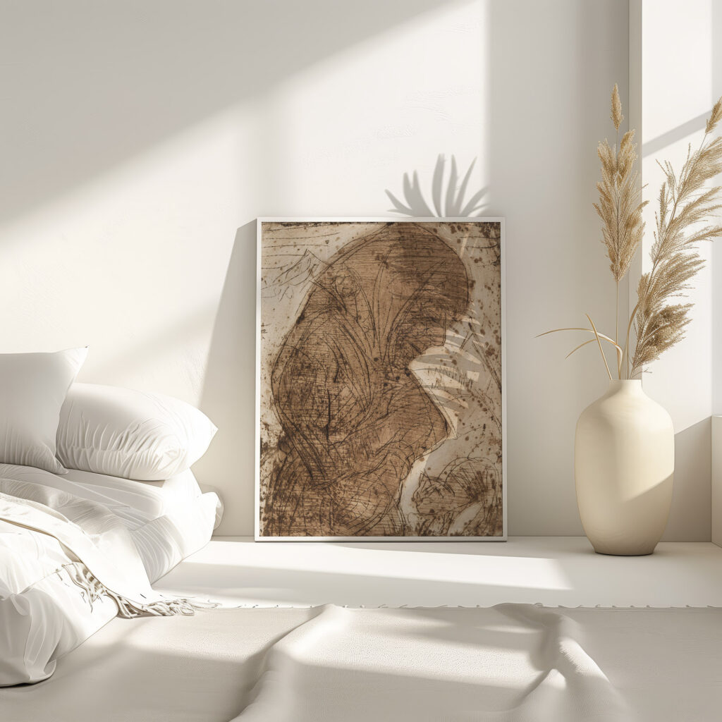 Alte Frau mit Katze 1922 Ernst Ludwig Kirchner 4 mockup