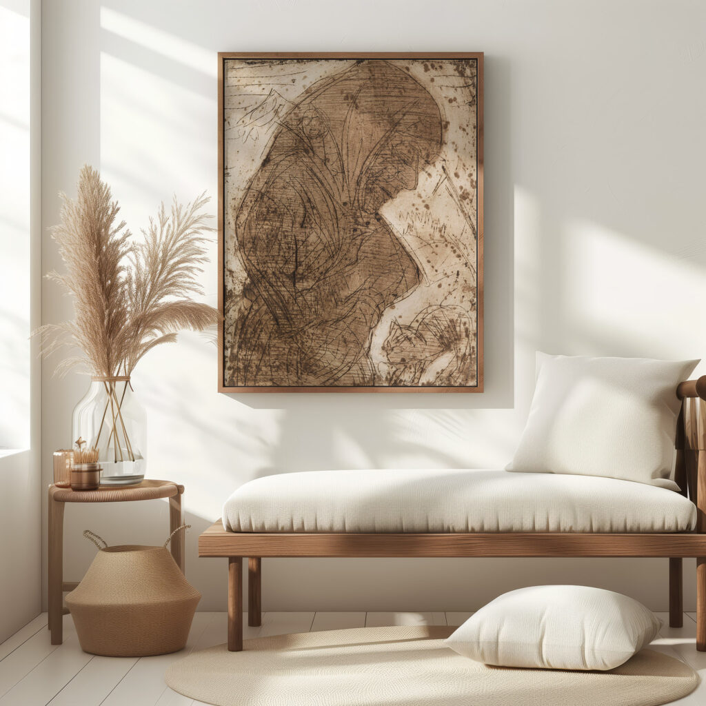 Alte Frau mit Katze 1922 Ernst Ludwig Kirchner 5 mockup