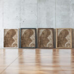 Alte Frau mit Katze 1922 Ernst Ludwig Kirchner framed posters mockup