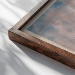 Alter Dampfer Old Steamboat 1922 Paul Klee close up dark wood mockup