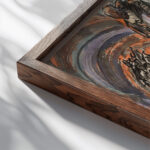 Alva 1924 Alfred Ost close up dark wood mockup