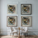 Am Dresdner Hof 1921 Lovis Corinth framed posters mockup