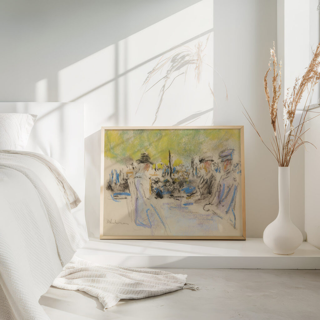 Am Tisch At the Table circa 1905 1911 Max Liebermann 4 mockup