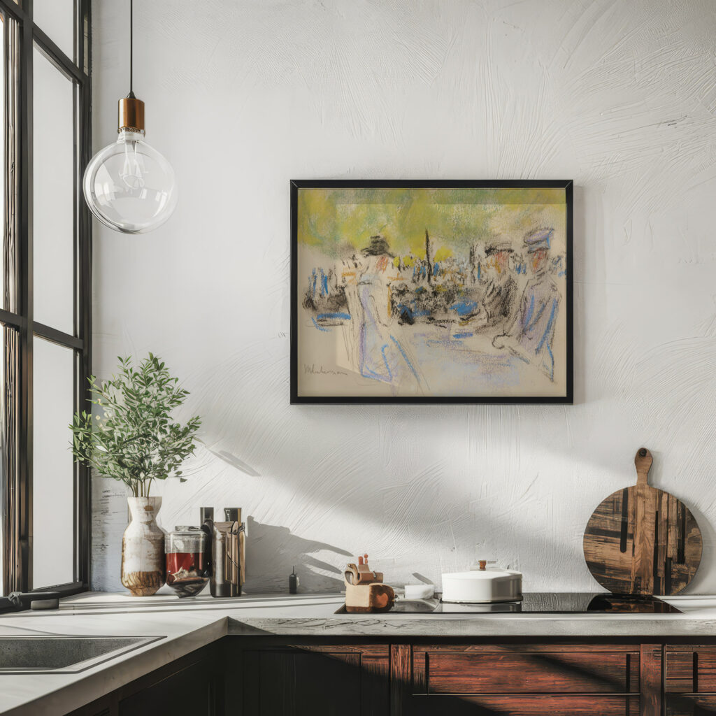Am Tisch At the Table circa 1905 1911 Max Liebermann 6 mockup