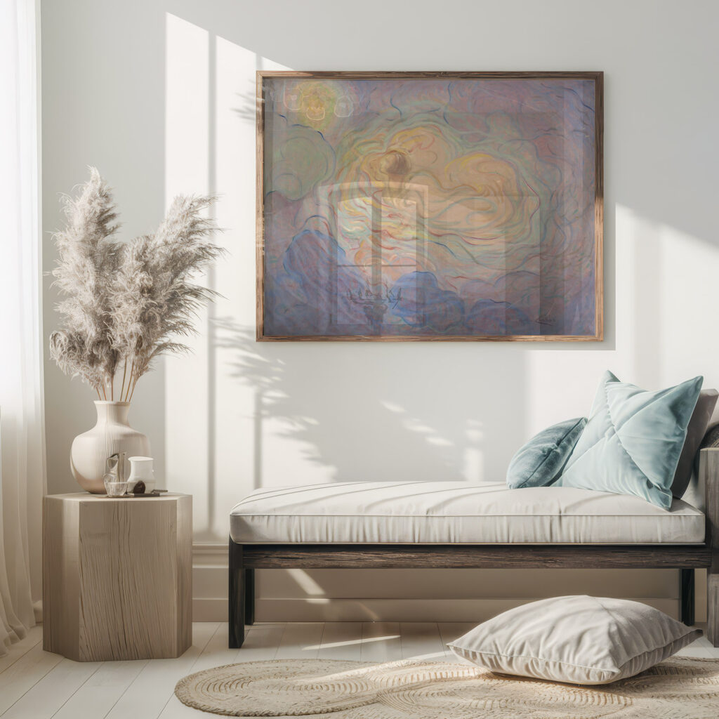 Ame selancant vers son centre damour Maurice Chabas 5 mockup