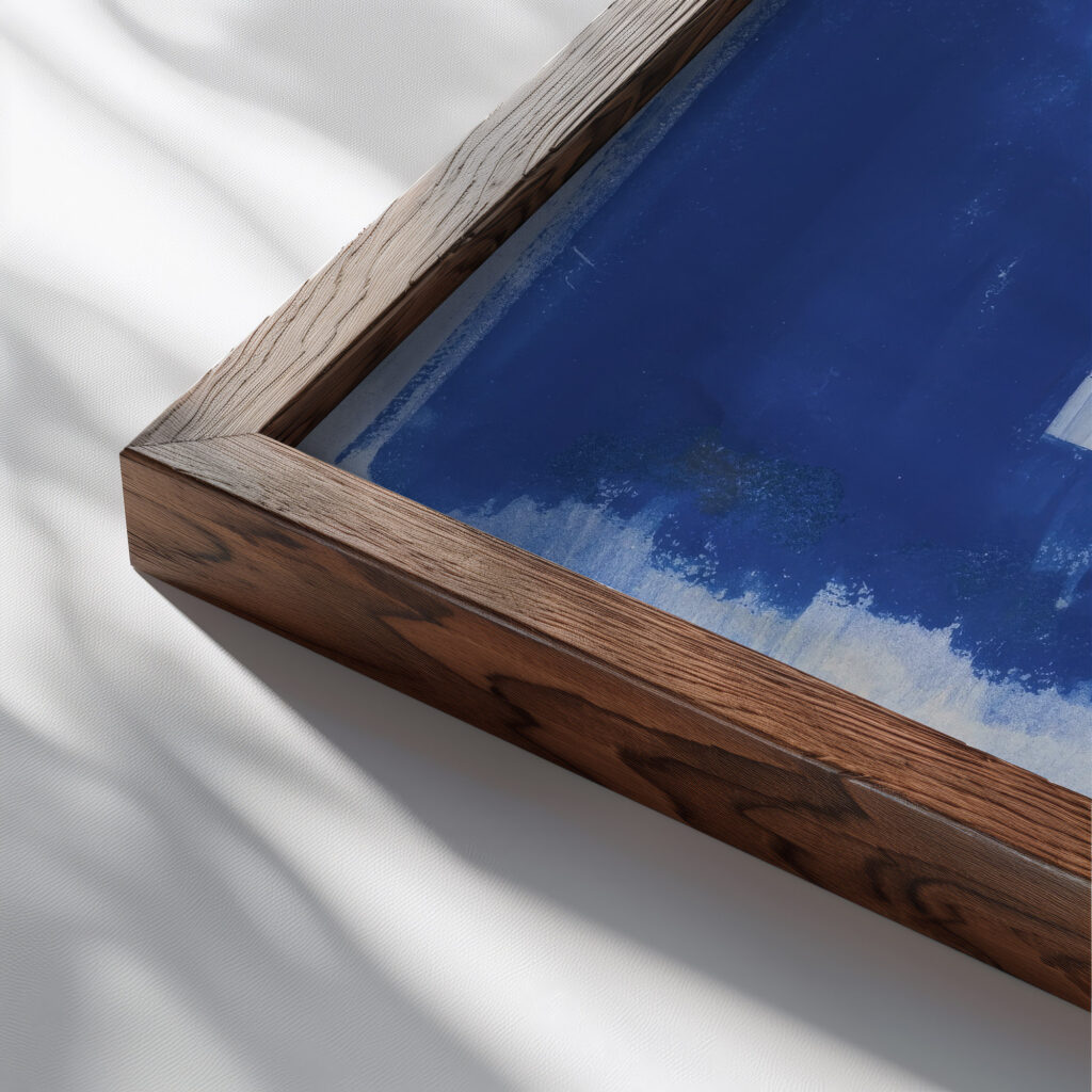 Amphitrite circa 1925 1938 Raoul Dufy close up dark wood mockup