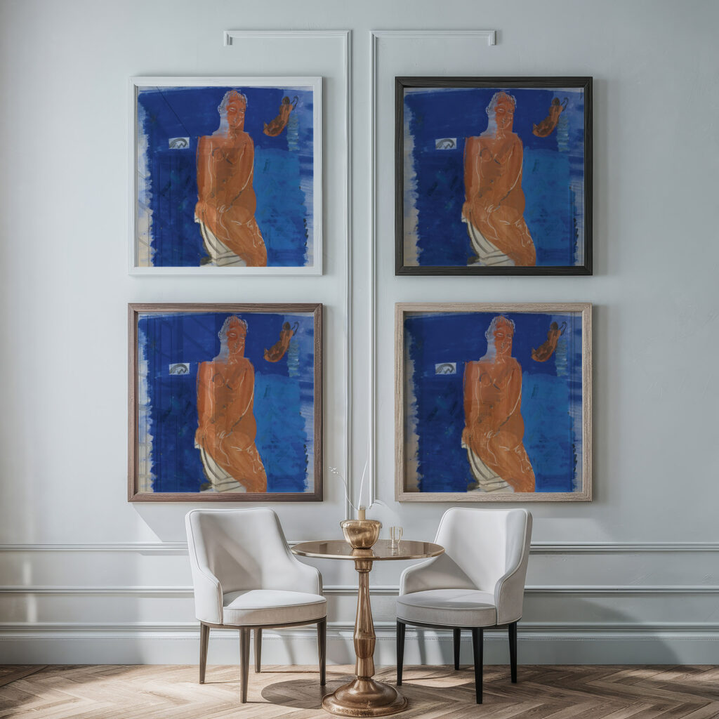 Amphitrite circa 1925 1938 Raoul Dufy framed posters mockup