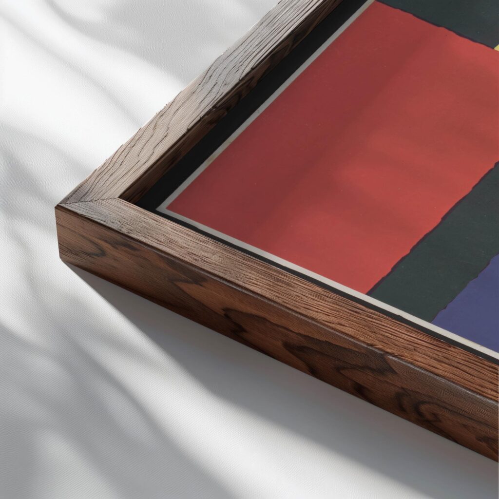 An anchor of the soul 1963 Binder topaz close up dark wood mockup