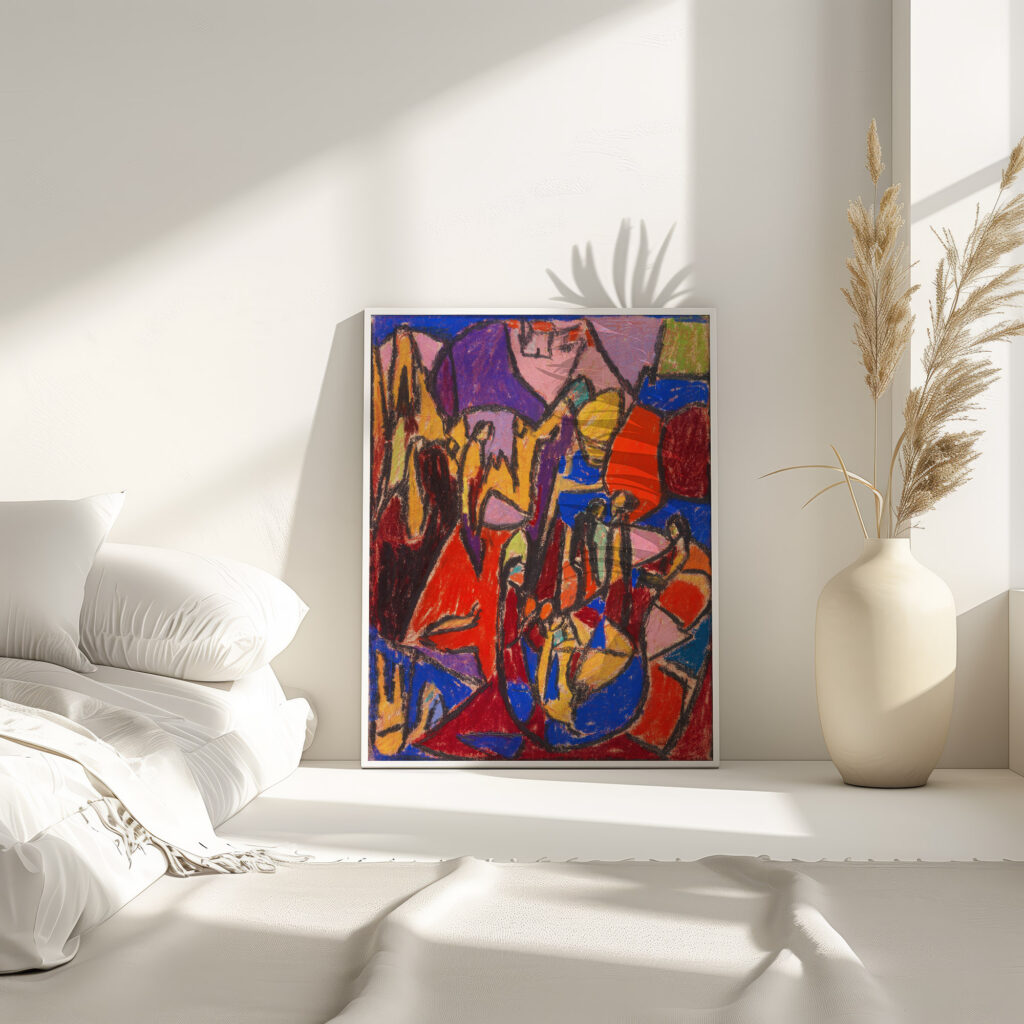 Anbetung 1930 Adolf Holzel 4 mockup