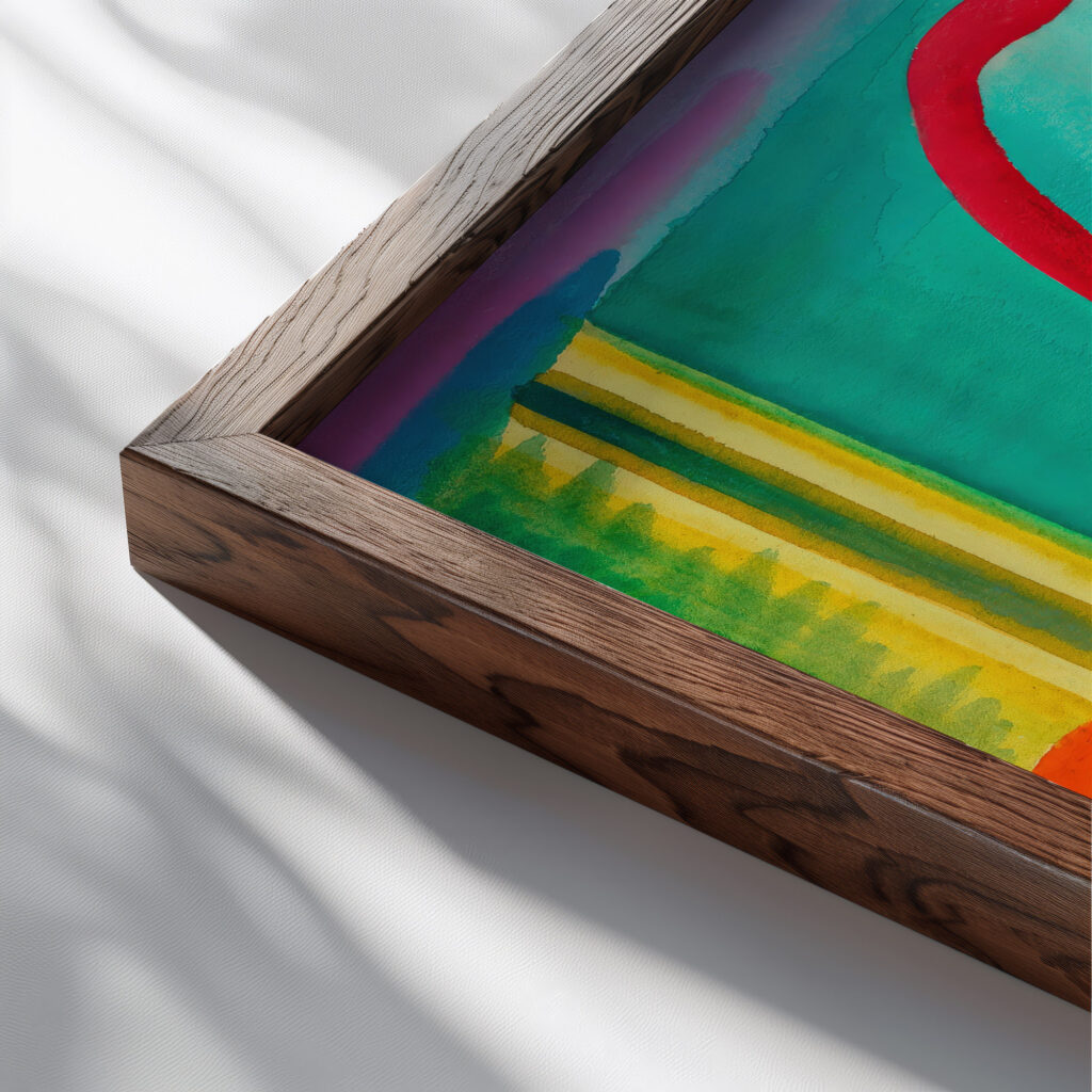 Andante around 1928 Karl Wiener close up dark wood mockup