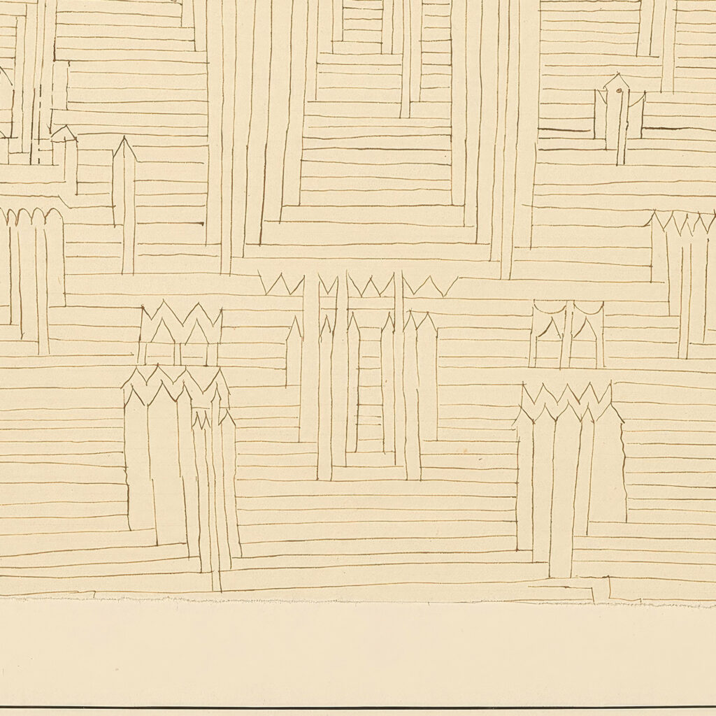 Anfange von Sakralbauten Beginnings of sacred buildings 1926 Paul Klee 8 mockup