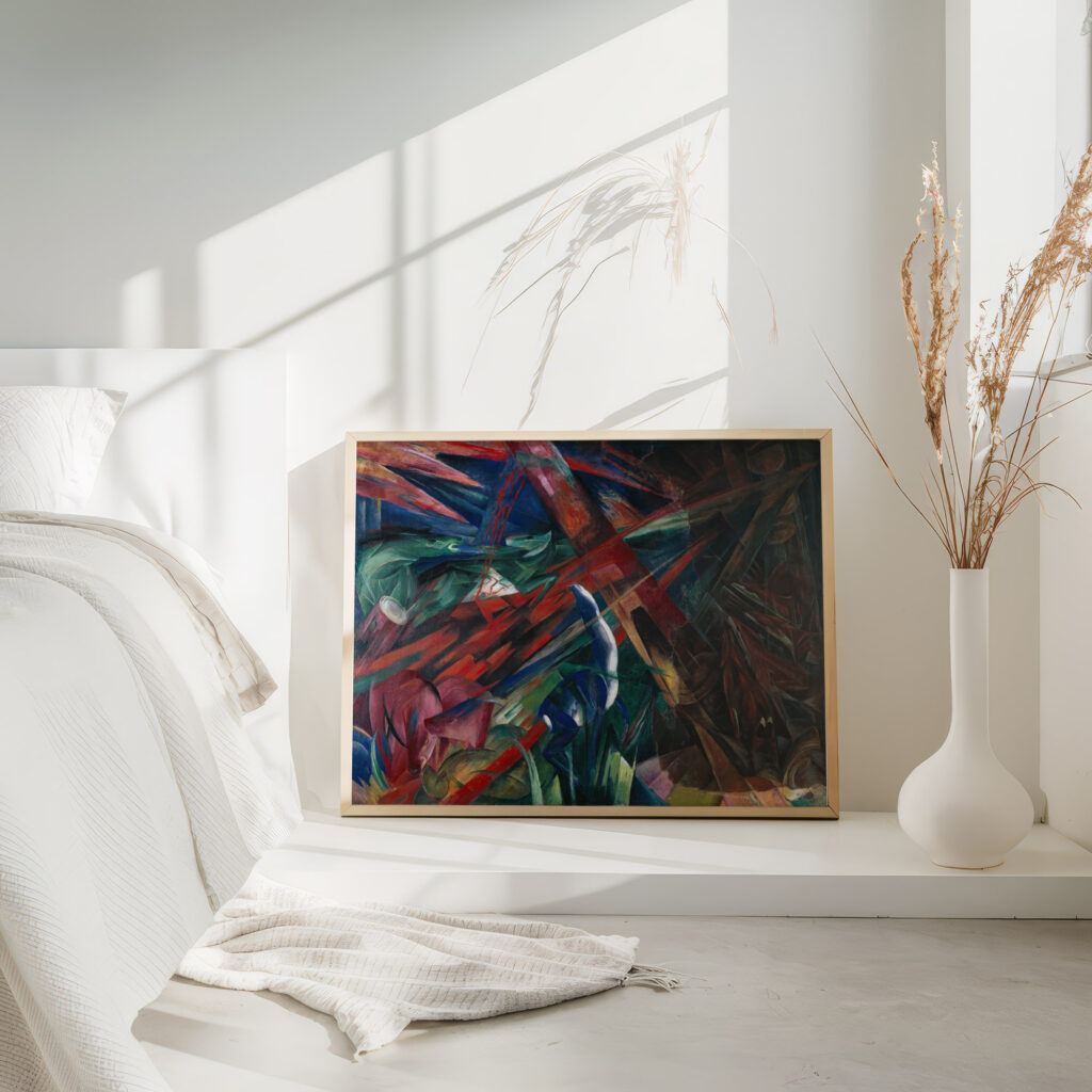 Animal Destinies The Trees Showed Their Rings the Animals Their Veins 1913 Franz Marc 4 mockup