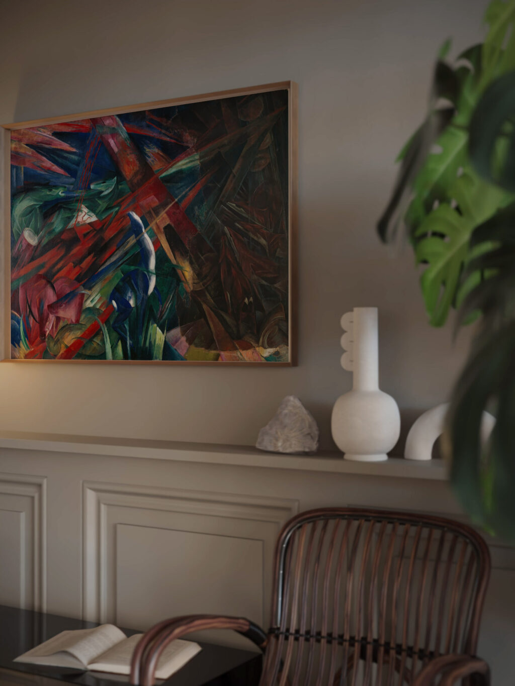 Animal Destinies The Trees Showed Their Rings the Animals Their Veins 1913 Franz Marc video mockup