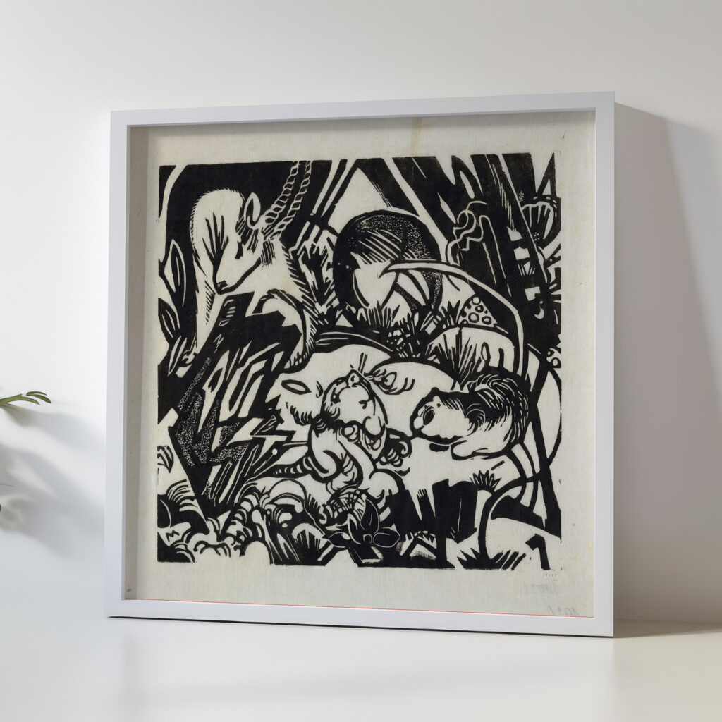 Animal legend 1913 Franz Marc 5 mockup