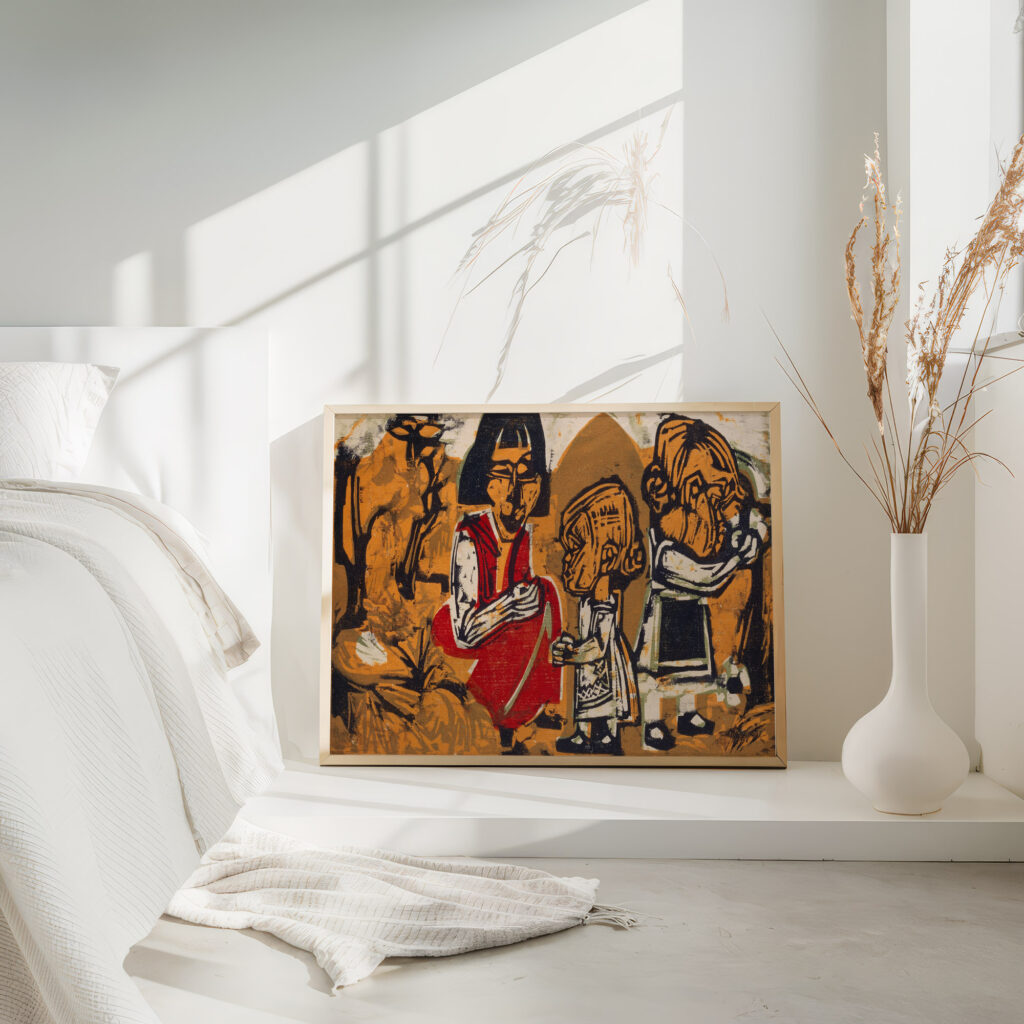 Anna Muller mit Judith und Kaspar 1925 Albert Muller 4 mockup