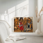 Anna Muller mit Judith und Kaspar 1925 Albert Muller 4 mockup