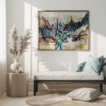 Ansicht von Davos Landschaft bei Davos im Winter 1925 Ernst Ludwig Kirchner 5 mockup