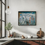 Ansicht von Manhattan East River 1935 1938 Wilhelm Thony 6 mockup