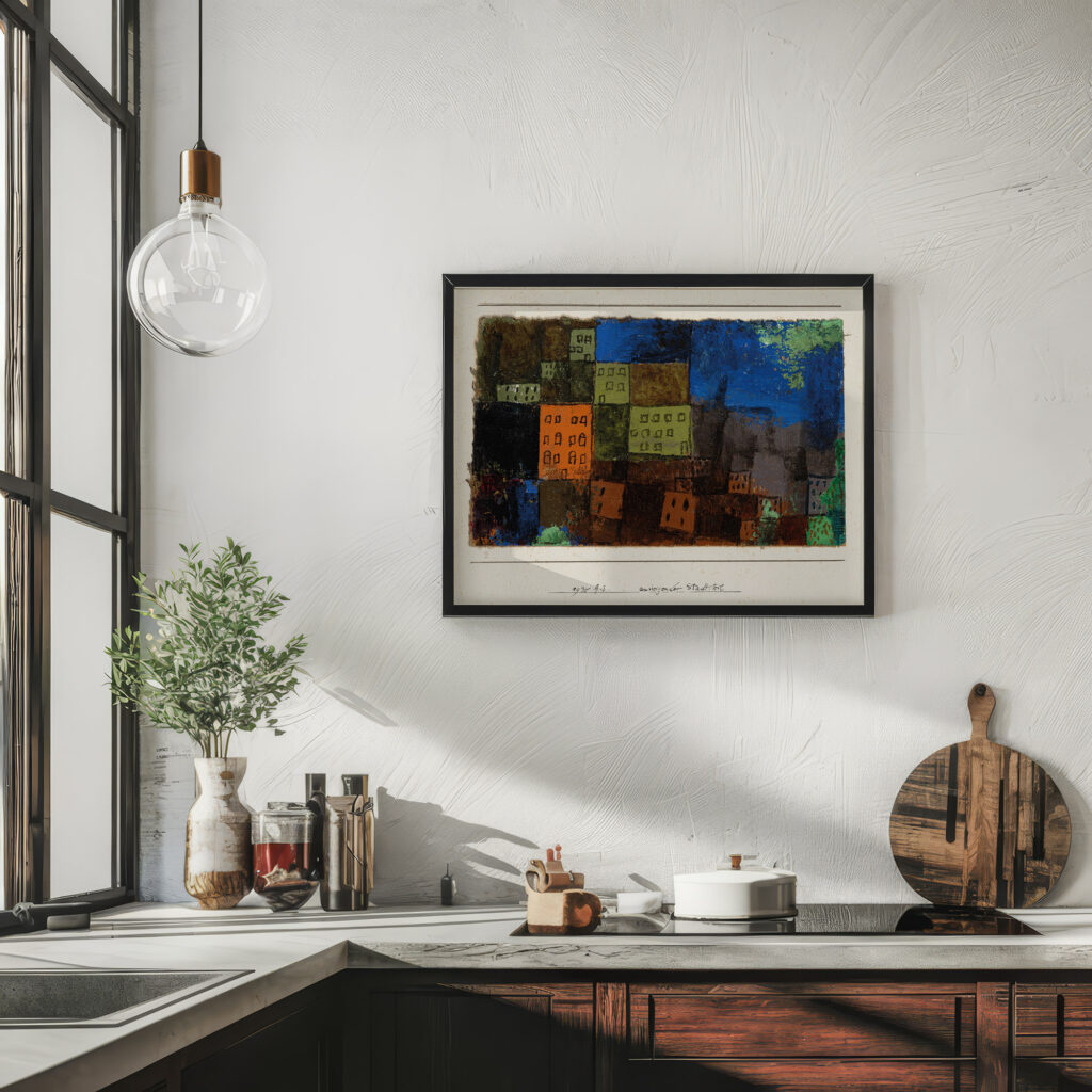 Ansteigender Stadt Teil 1930 Paul Klee 6 mockup