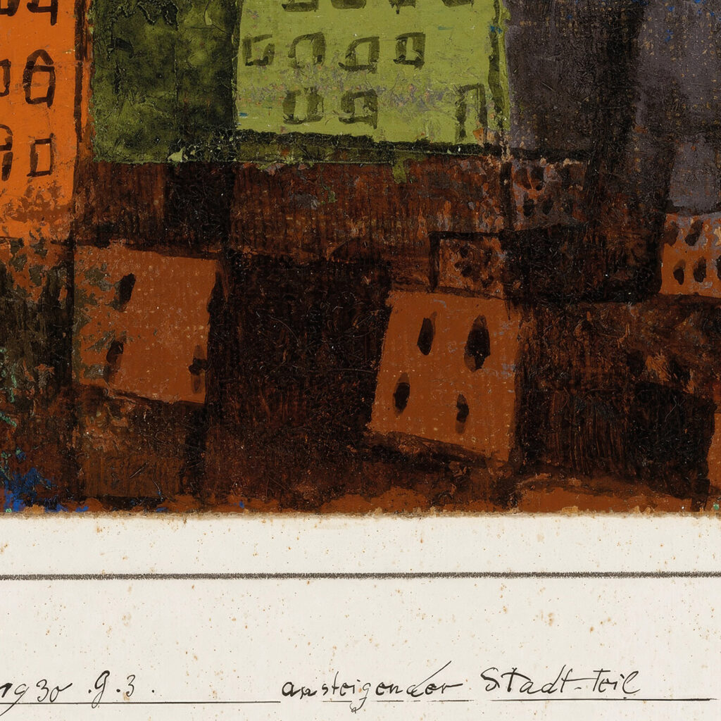 Ansteigender Stadt Teil 1930 Paul Klee 8 mockup