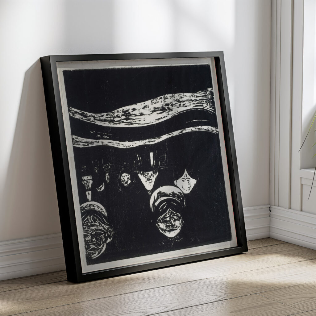 Anxiety 1896 Edvard Munch 4 mockup