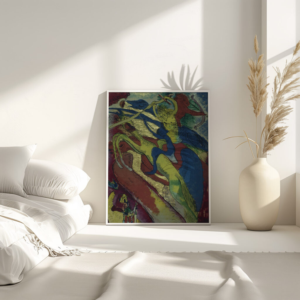 Apocalyptic Riders I 1911 Wassily Kandinsky 4 mockup