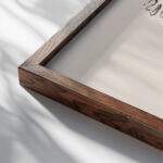 Appelbloesem 1922 Johannes Frederik Engelbert ten Klooster close up dark wood mockup