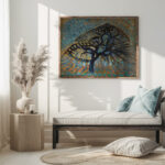 Apple Tree Pointillist Version 1908–1909 Piet Mondrian 5 mockup Apple Tree Pointillist Version 1908–1909 Piet Mondrian 5 mockup