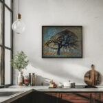 Apple Tree Pointillist Version 1908–1909 Piet Mondrian 6 mockup Apple Tree Pointillist Version 1908–1909 Piet Mondrian 6 mockup