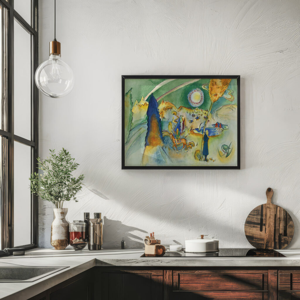 Aquarell fur Poul Bjerre 1916 Wassily Kandinsky 6 mockup