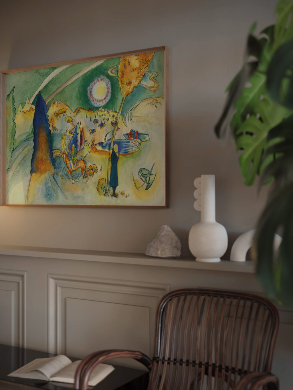 Aquarell fur Poul Bjerre 1916 Wassily Kandinsky video mockup