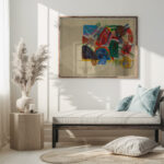 Aquarell ‘Mit Wald und Regenbogen 1913 Wassily Kandinsky 5 mockup