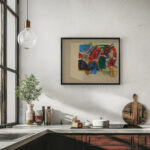 Aquarell ‘Mit Wald und Regenbogen 1913 Wassily Kandinsky 6 mockup