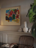 Aquarell ‘Mit Wald und Regenbogen 1913 Wassily Kandinsky video mockup