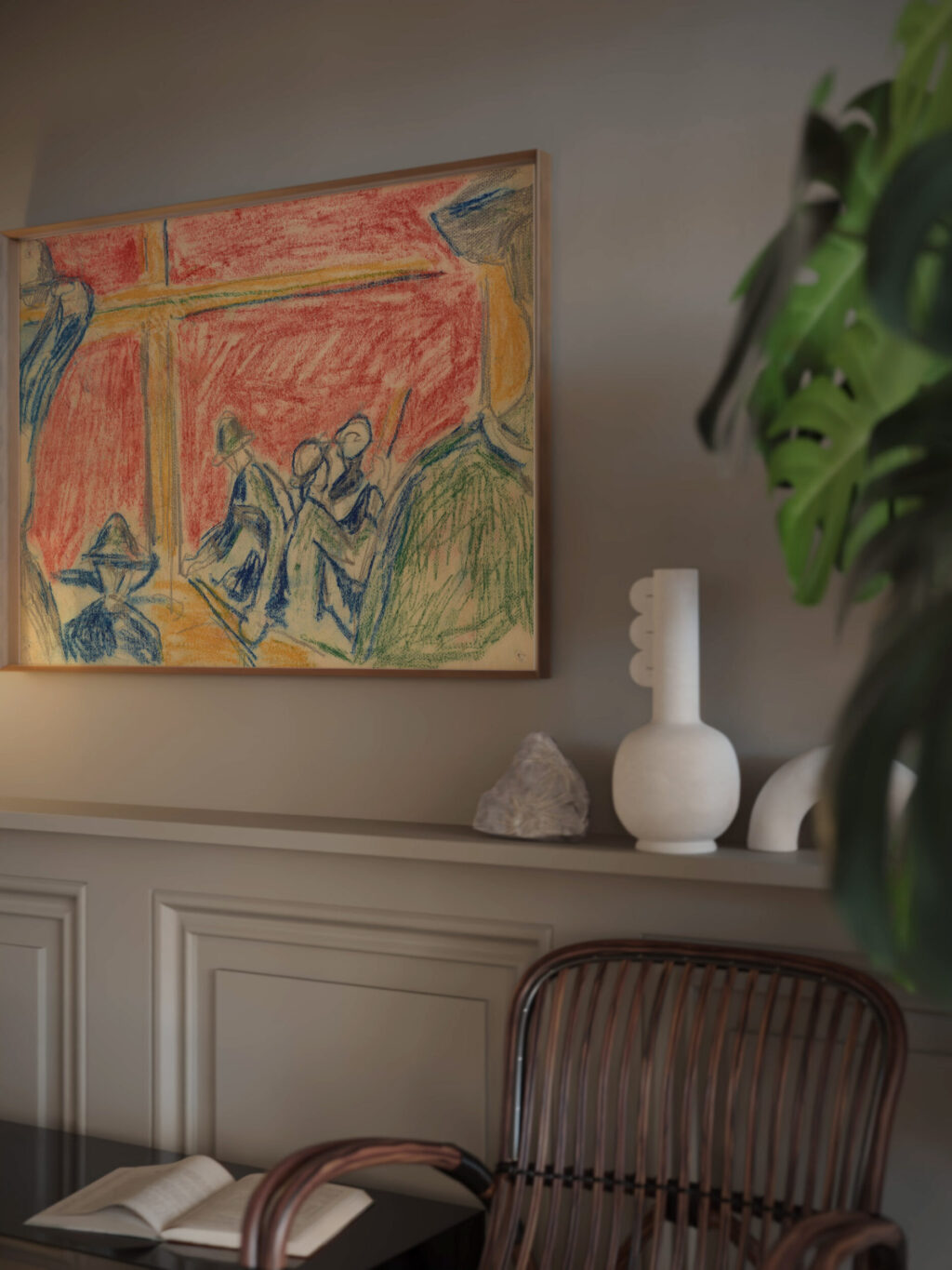 Arbeiderscene 1929 Edvard Munch video mockup