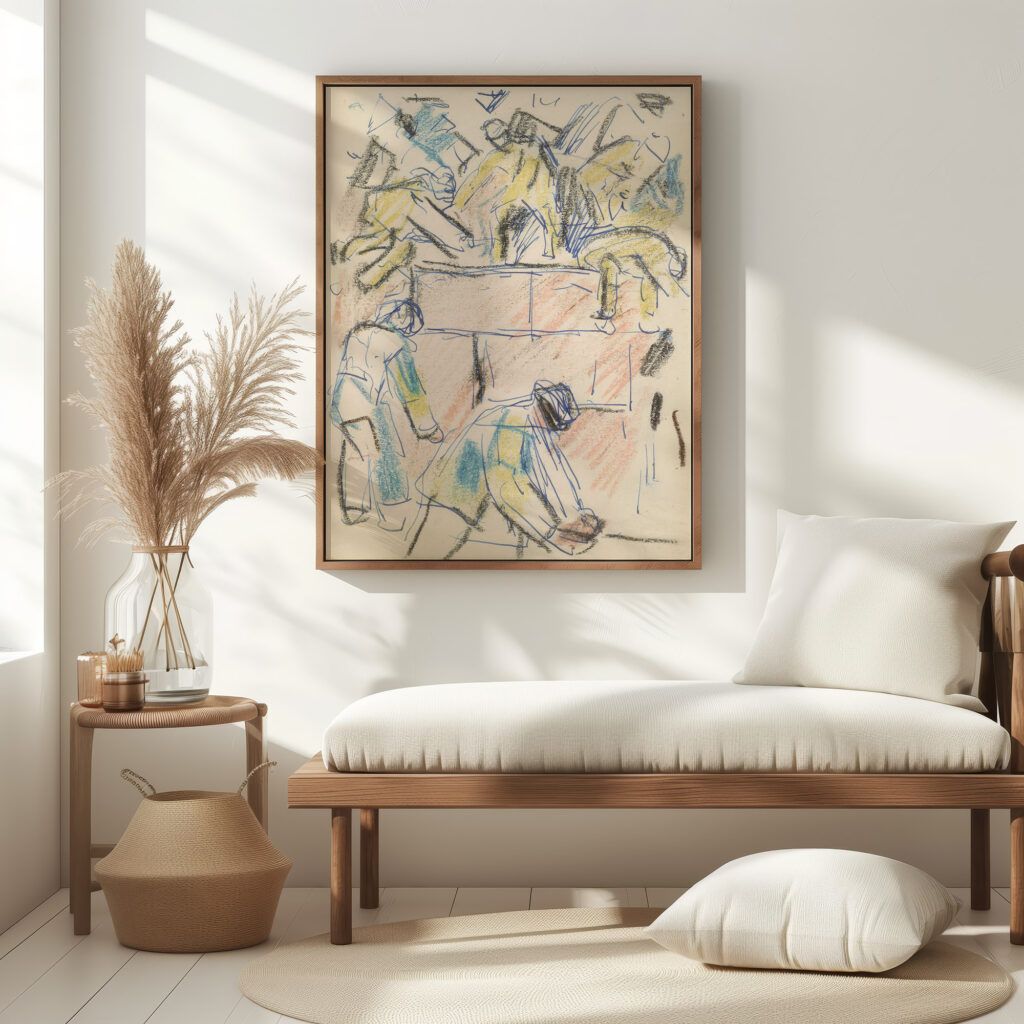 Arbeiderscene Ca. 1930 Edvard Munch 5 mockup