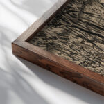 Arboretum ca. 1914 1918 Henry Lyman Sayen close up dark wood mockup