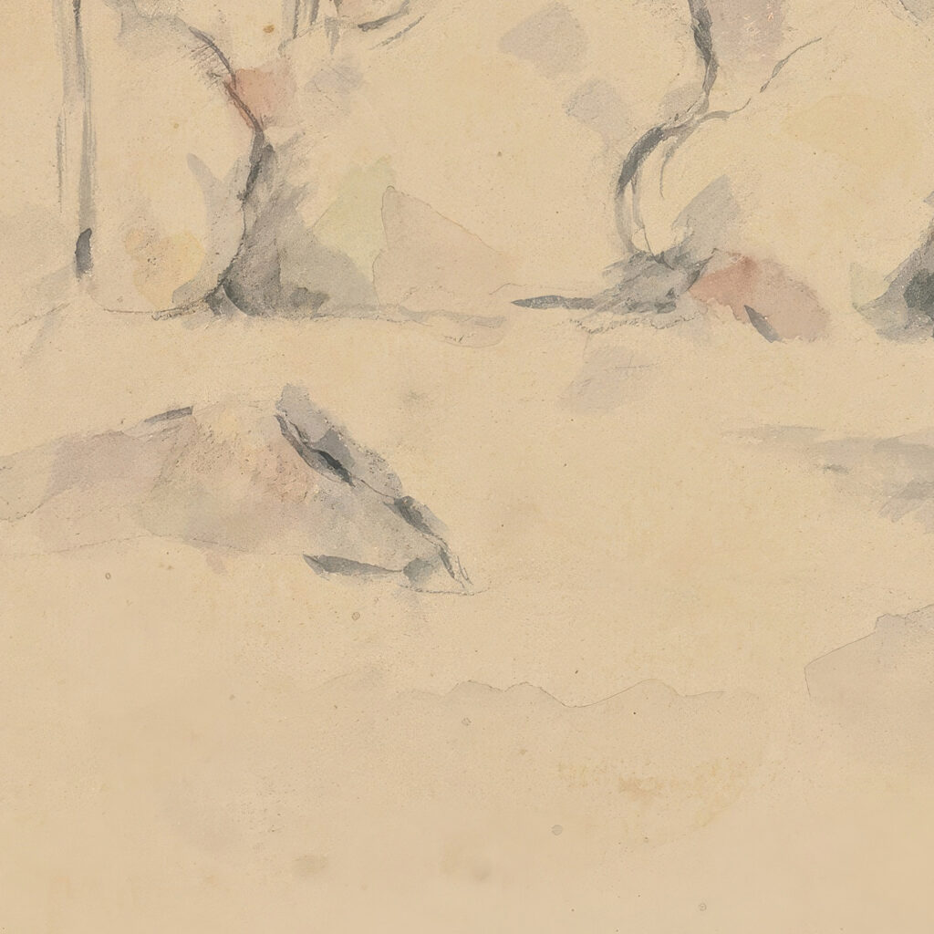 Arbres Parmi Des Rochers circa 1890 Paul Cezanne 8 mockup