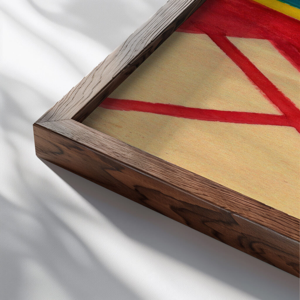 Archibald 1913–17 Unknown 1 close up dark wood mockup