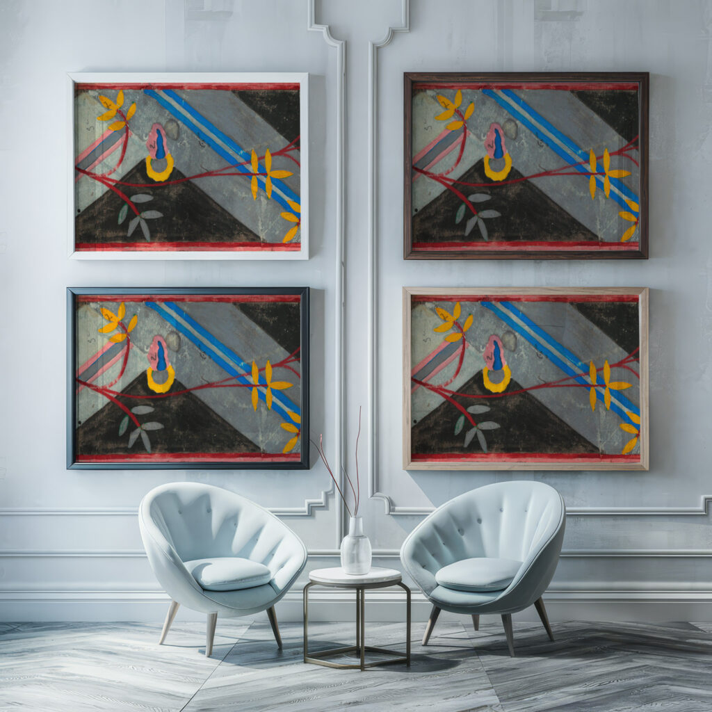 Archibald 1913–17 Unknown 2 framed posters mockup