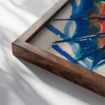 Architectuurstudie 1890 Carel Adolph Lion Cachet 1 close up dark wood mockup