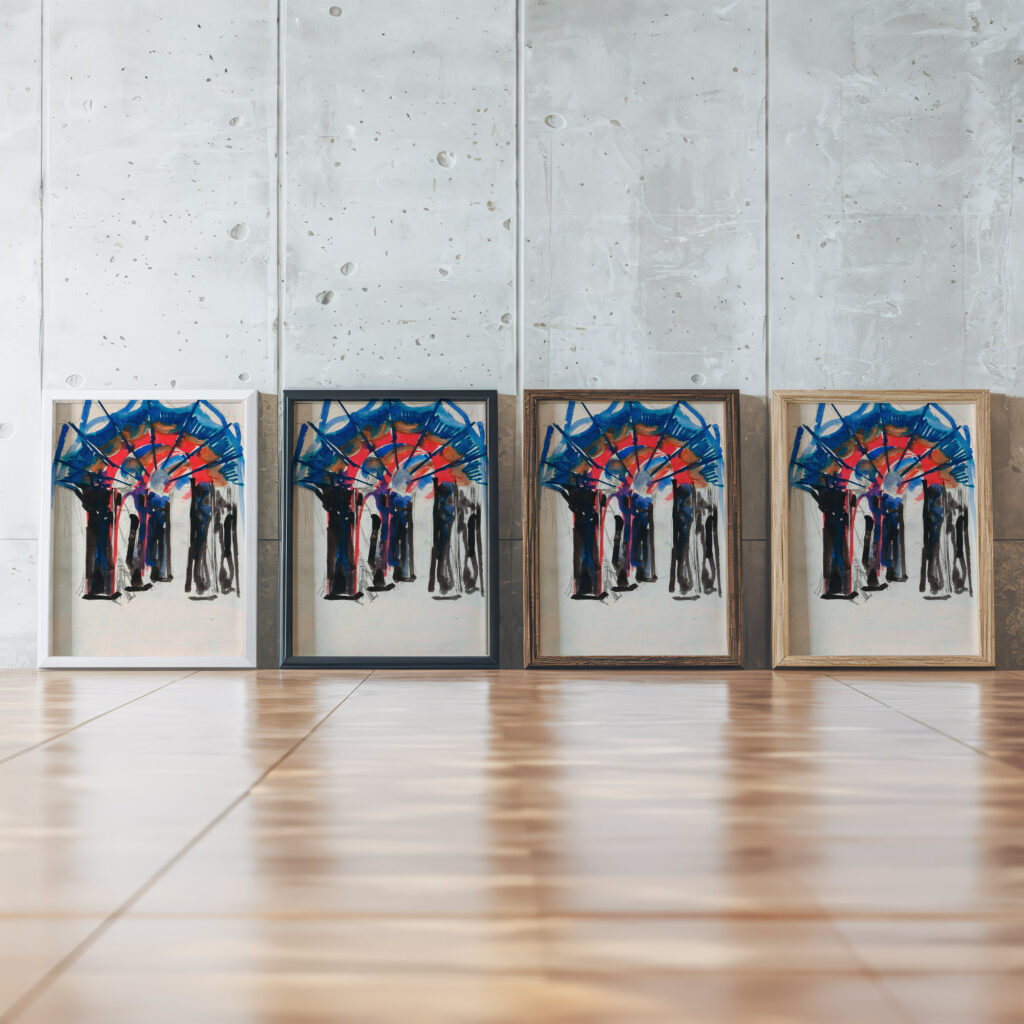 Architectuurstudie 1890 Carel Adolph Lion Cachet 1 framed posters mockup