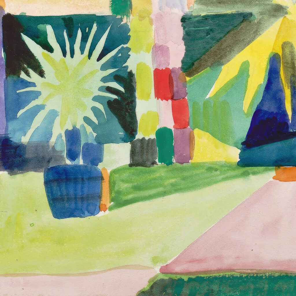 Arden on Lake Thun 1914 August Macke 8 mockup