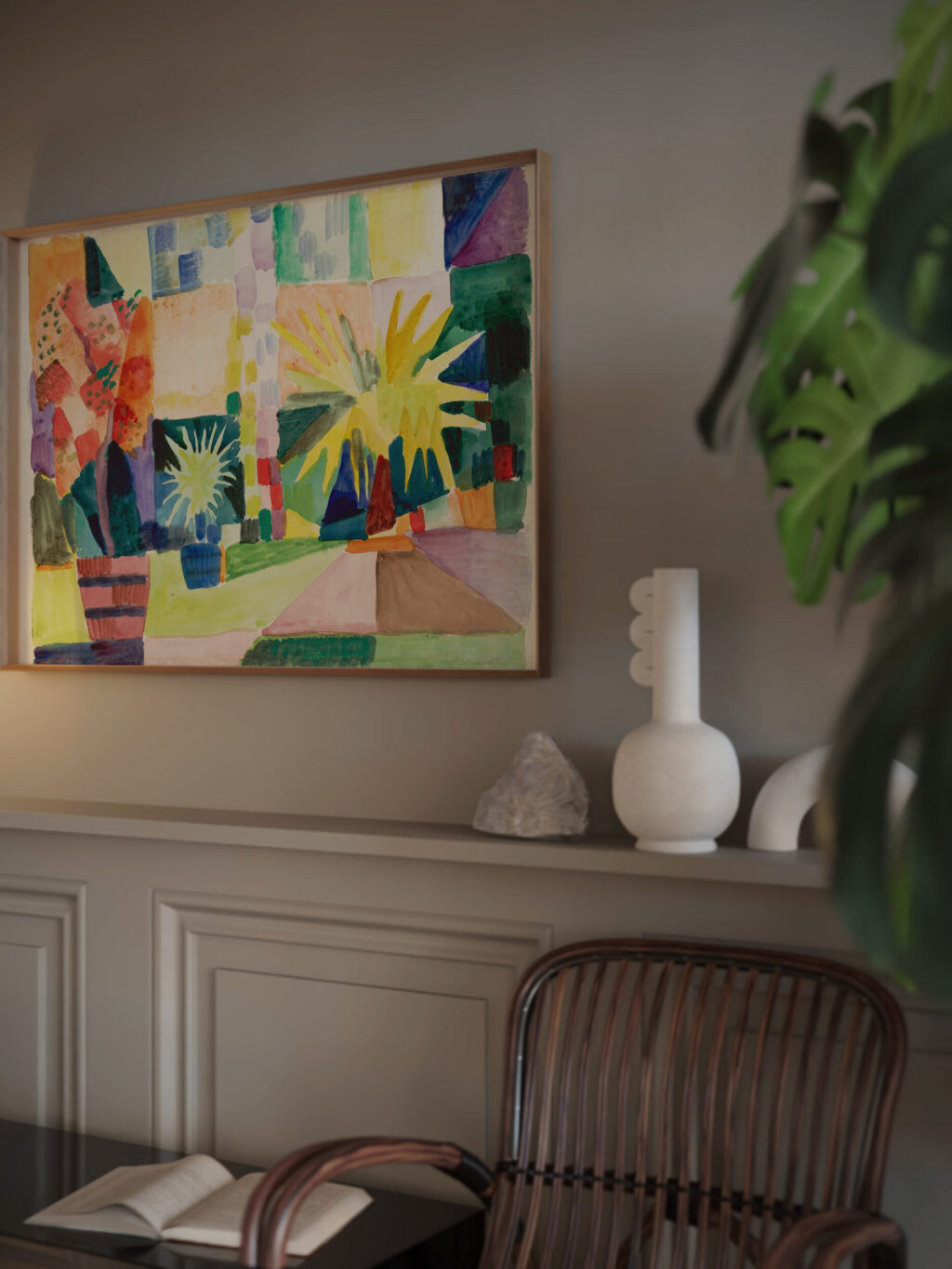 Arden on Lake Thun 1914 August Macke video mockup